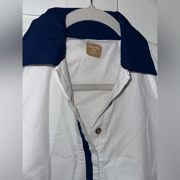 NWT Free People Georgia Mini Dress In Egret Combo - Picture 8 of 10